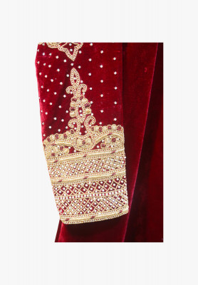 Rajsthani Velvet sherwani 