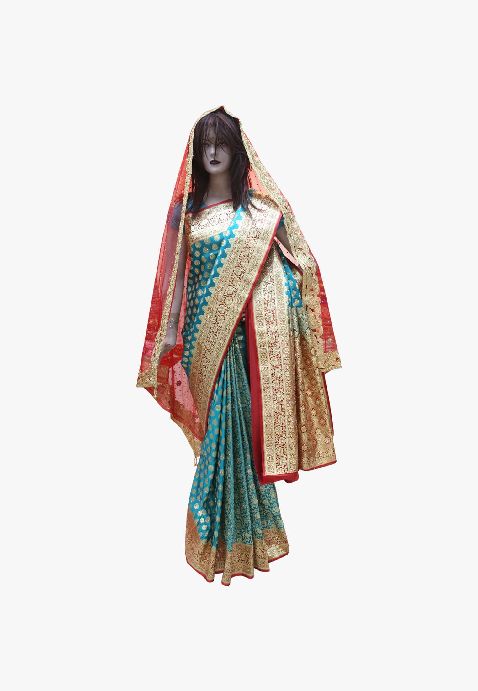 Katan stone wedding benarashi sharee