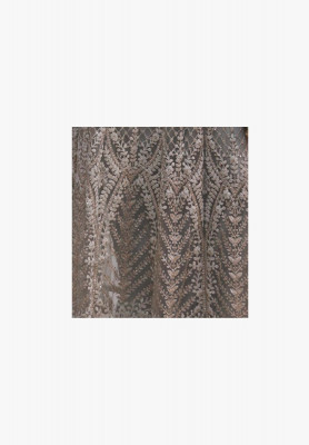 Light olive stone work party gown