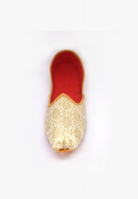 Golden body print wedding nagra