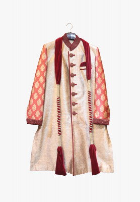 Katan karchupi wedding sherwani
