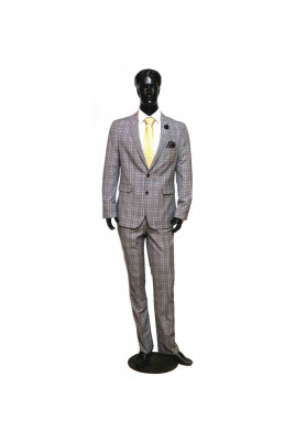 Ash light slim fit party suit