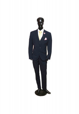 Slim fit plain party suit