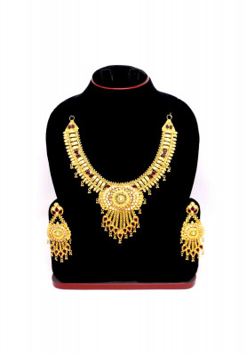 Sita stone-puti wedding necklace set