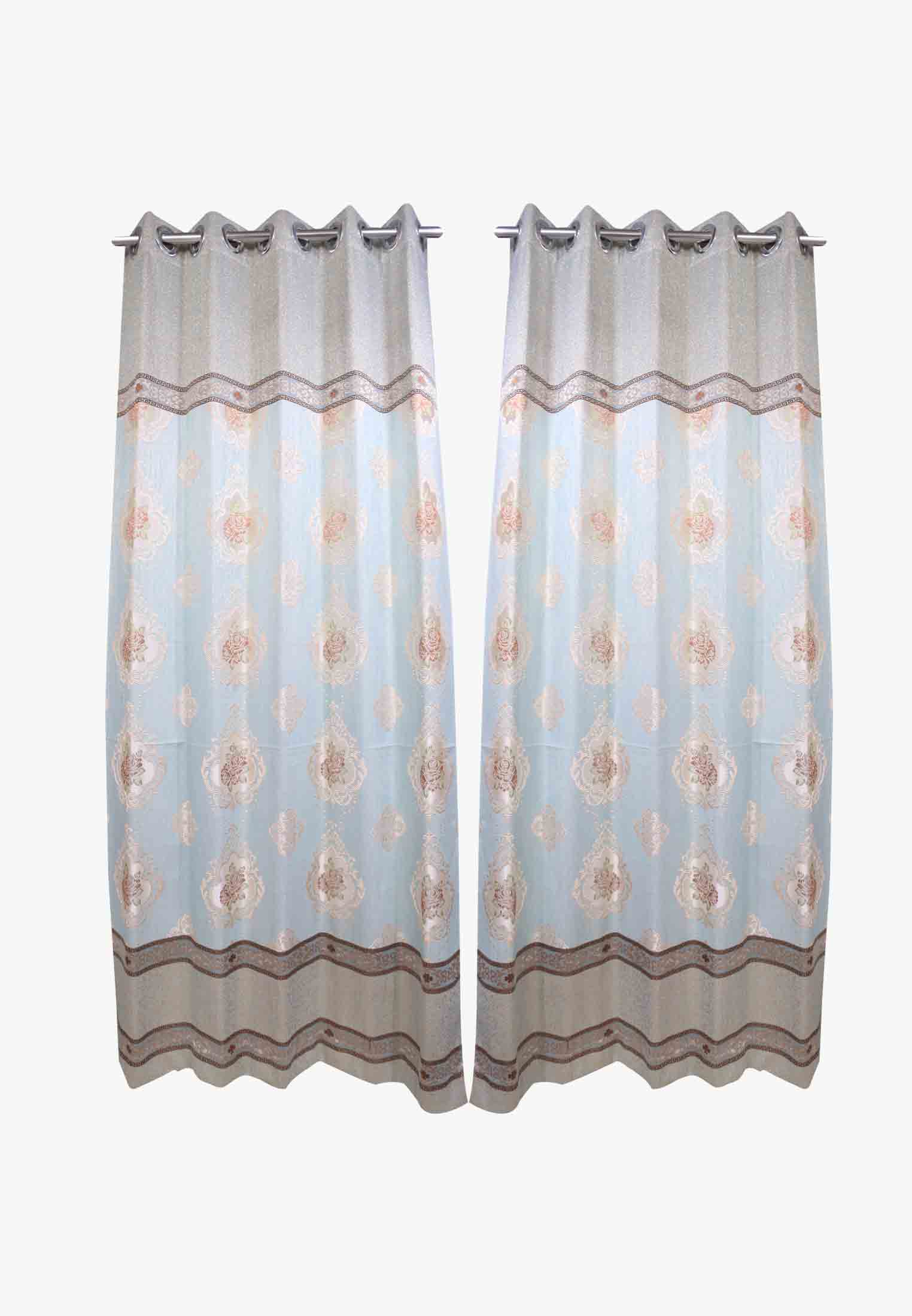 Cotton thread stitch regular curtain