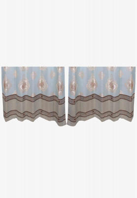 Cotton thread stitch regular curtain