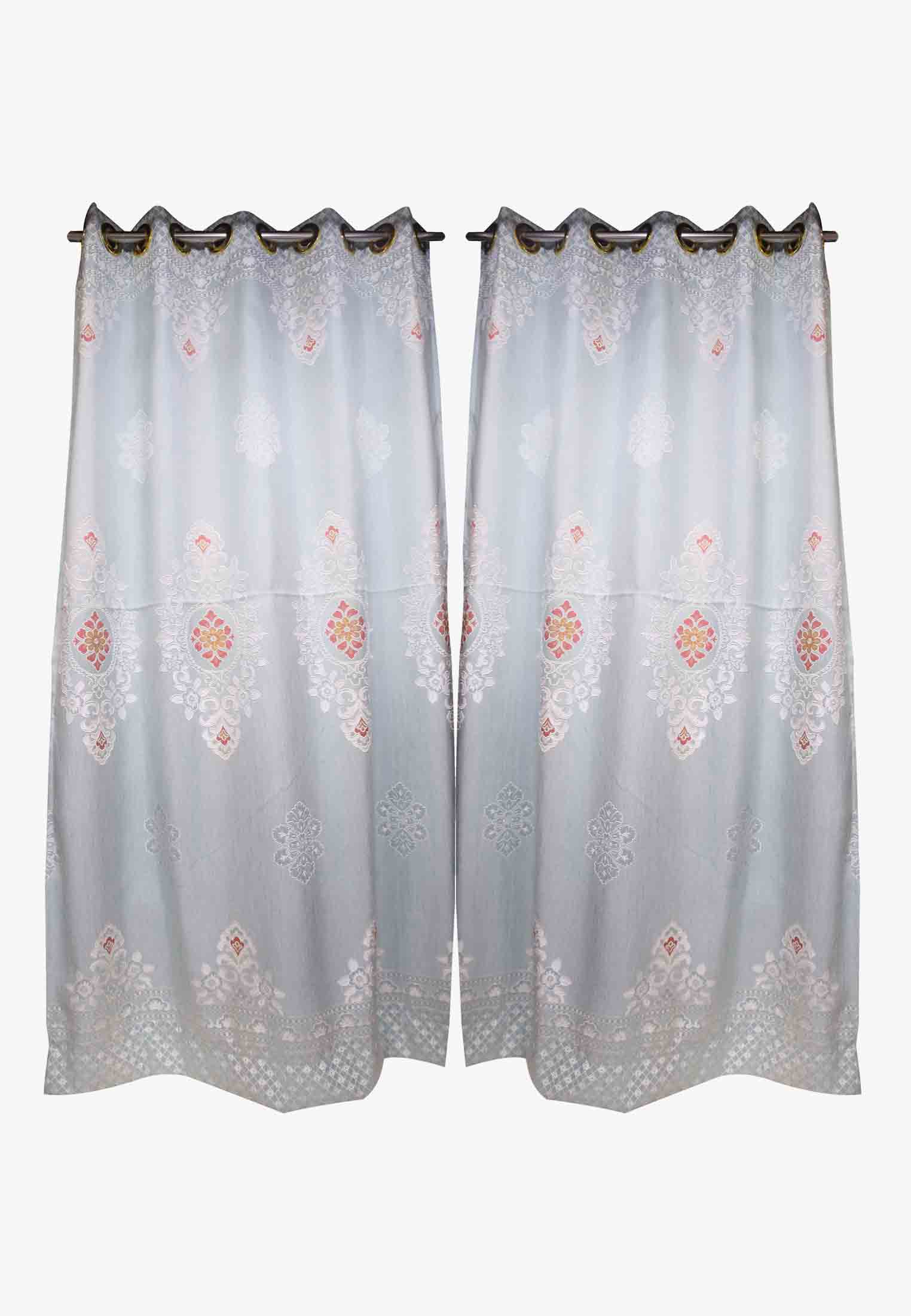 Pest-golden cotton thread stitch curtain