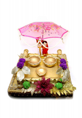 Golden decorated boron dala