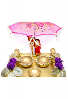 Golden decorated boron dala