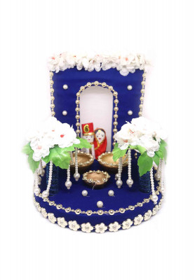Blue decorated boron dala