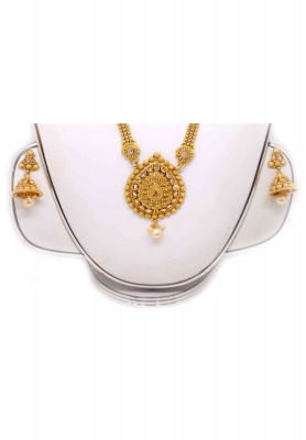 Antic pearl ad stone wedding sita set