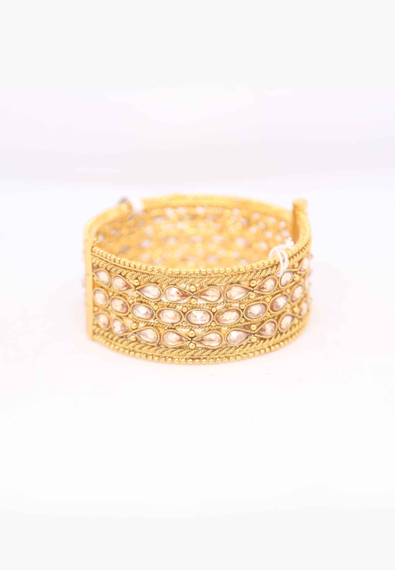 Gold plate light pink ad stone joypuri chur