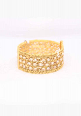 Gold plate light pink ad stone joypuri chur