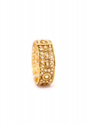 Gold plate light pink ad stone party chur
