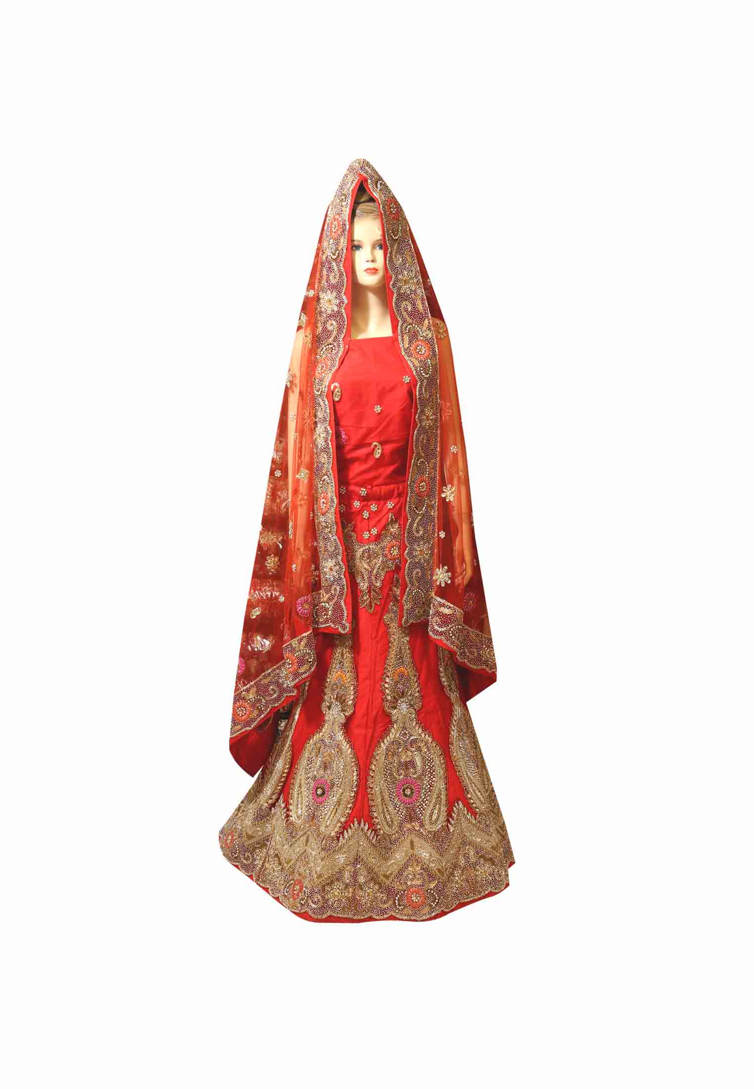 Net and dhupiyan stone puti party lehenga