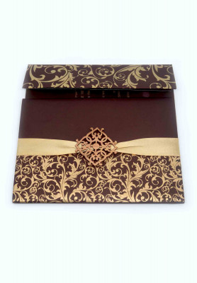Folding invitation card