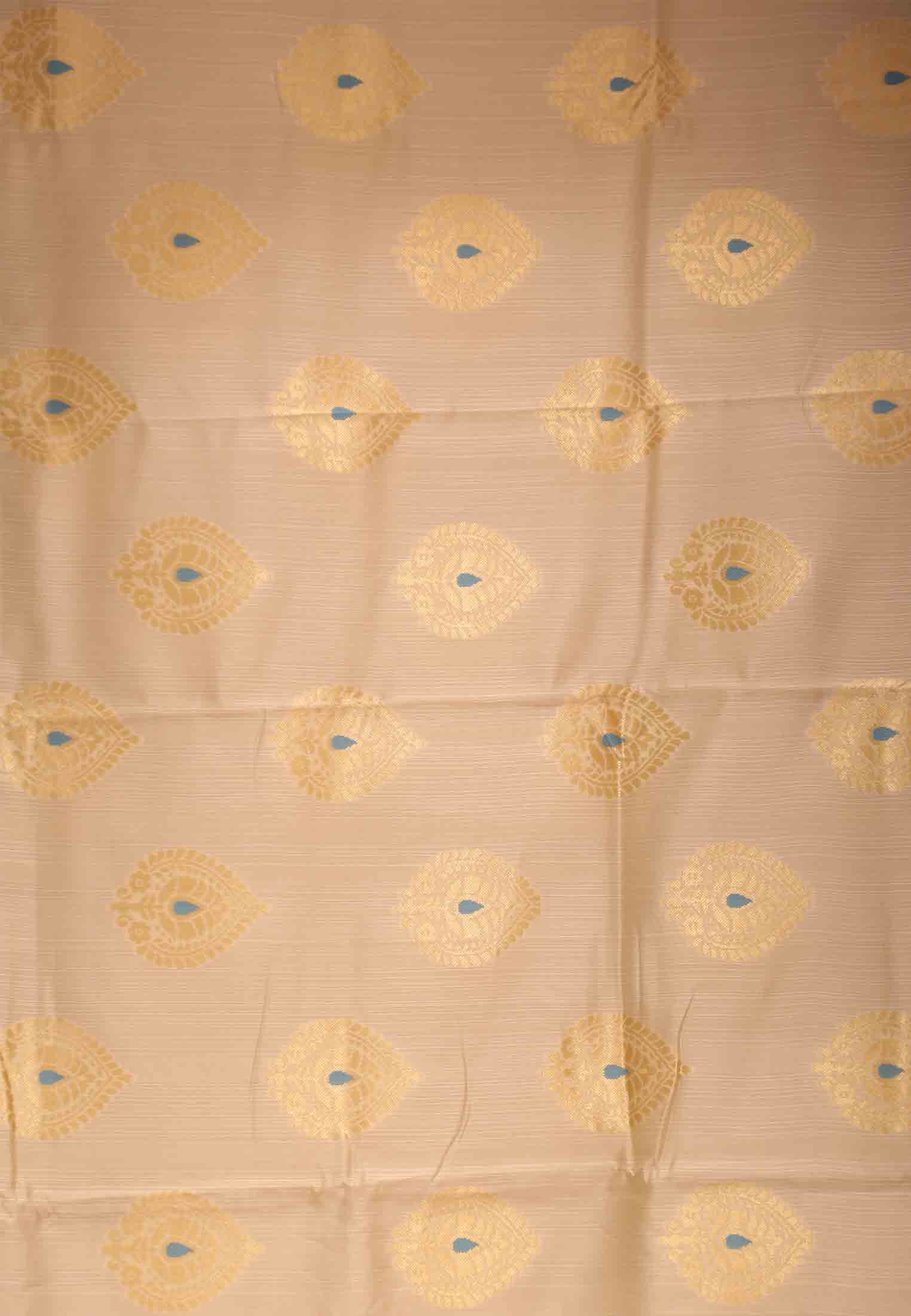 Light pest dhupian handicraft benarashi saree