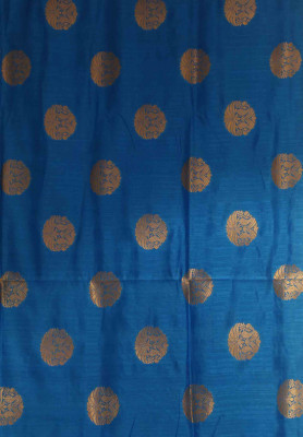 Sky blue megh dut katan saree