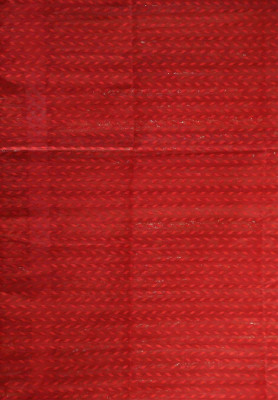 Red handicrafts work benarashi saree