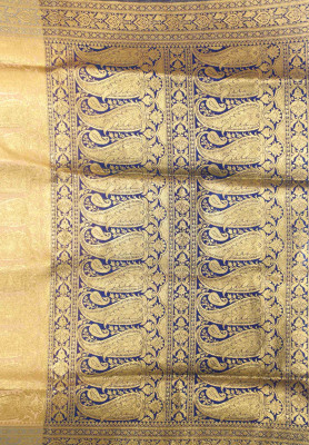 Golden katan benarashi saree