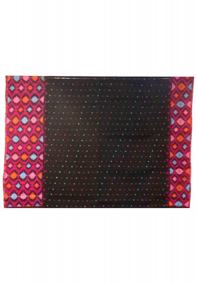 Multi color half silk party saree