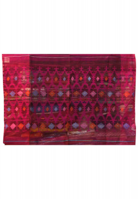Multi color half silk party saree