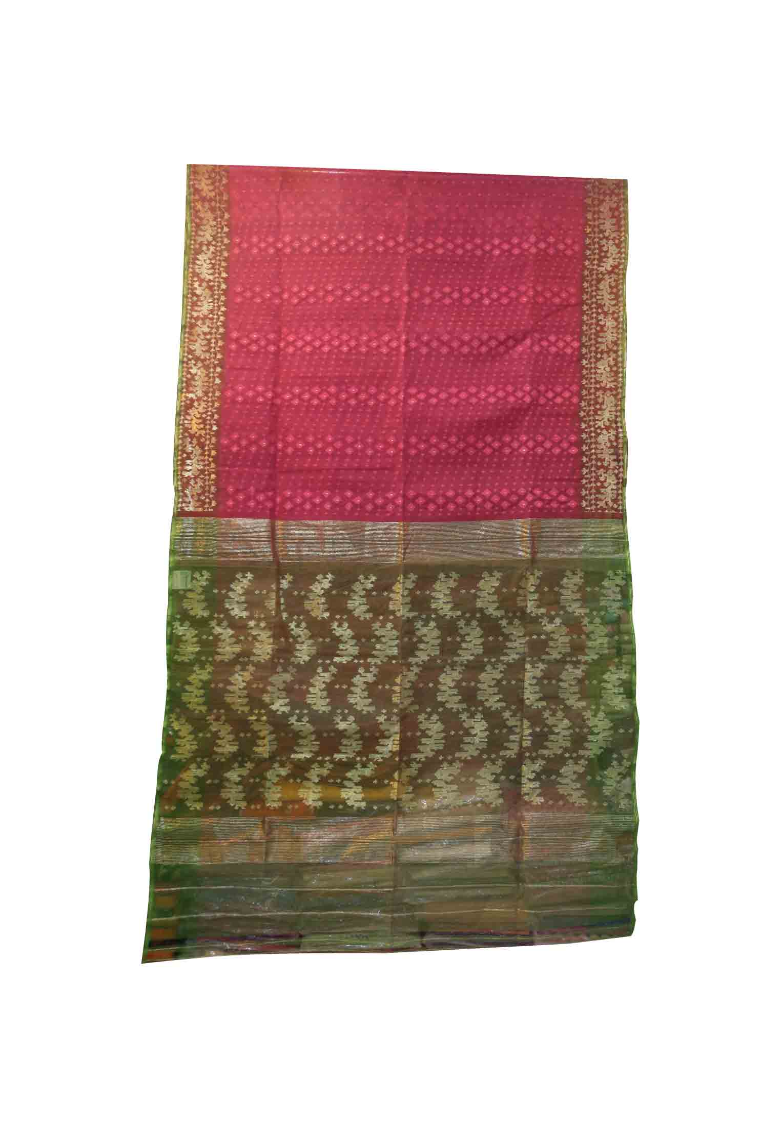 Thread jori party jamdani saree