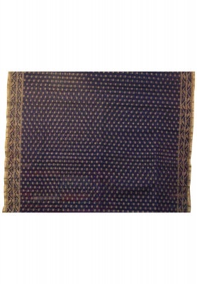 Blue thread work party jamdani saree