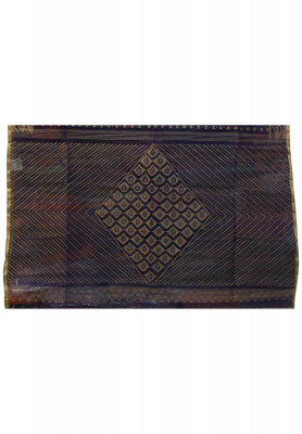 Blue thread work party jamdani saree