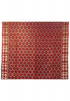 Multi color half silk jamdani saree