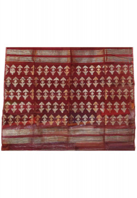 Multi color half silk jamdani saree