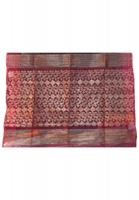 Jori work half silk jamdani saree