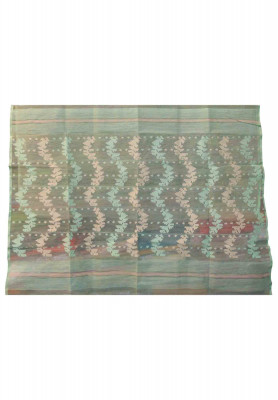 Multi color all over thread work saree