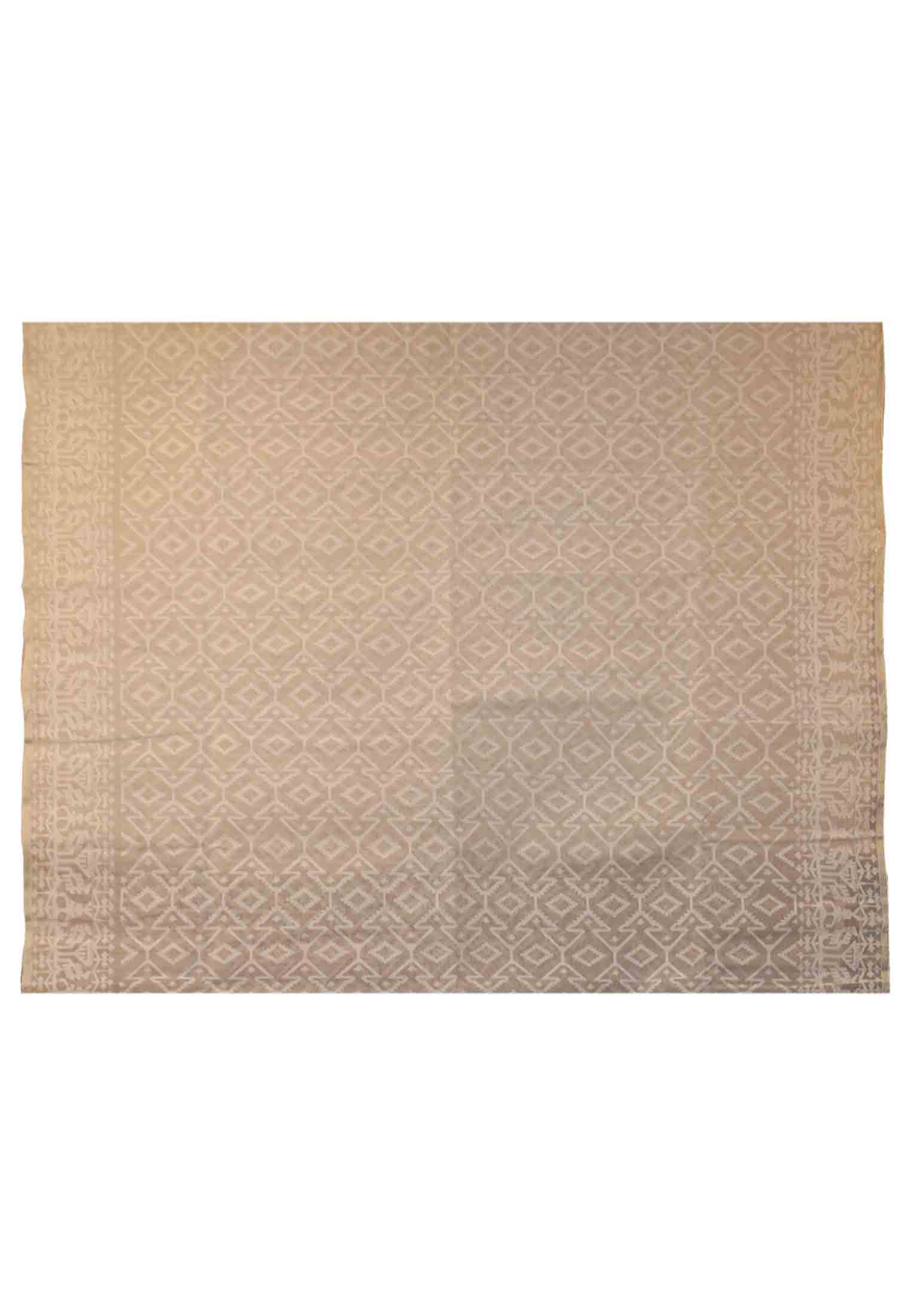 White cotton jori work party saree