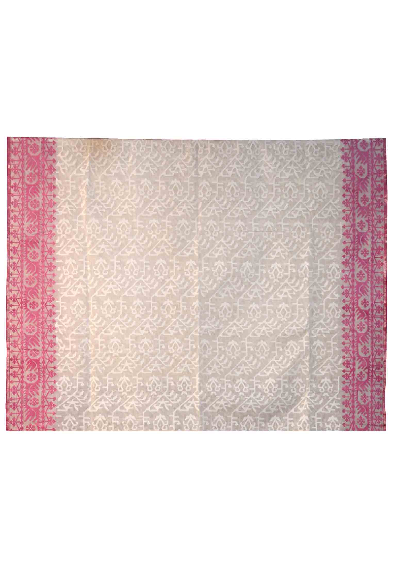 Cotton handmade party saree