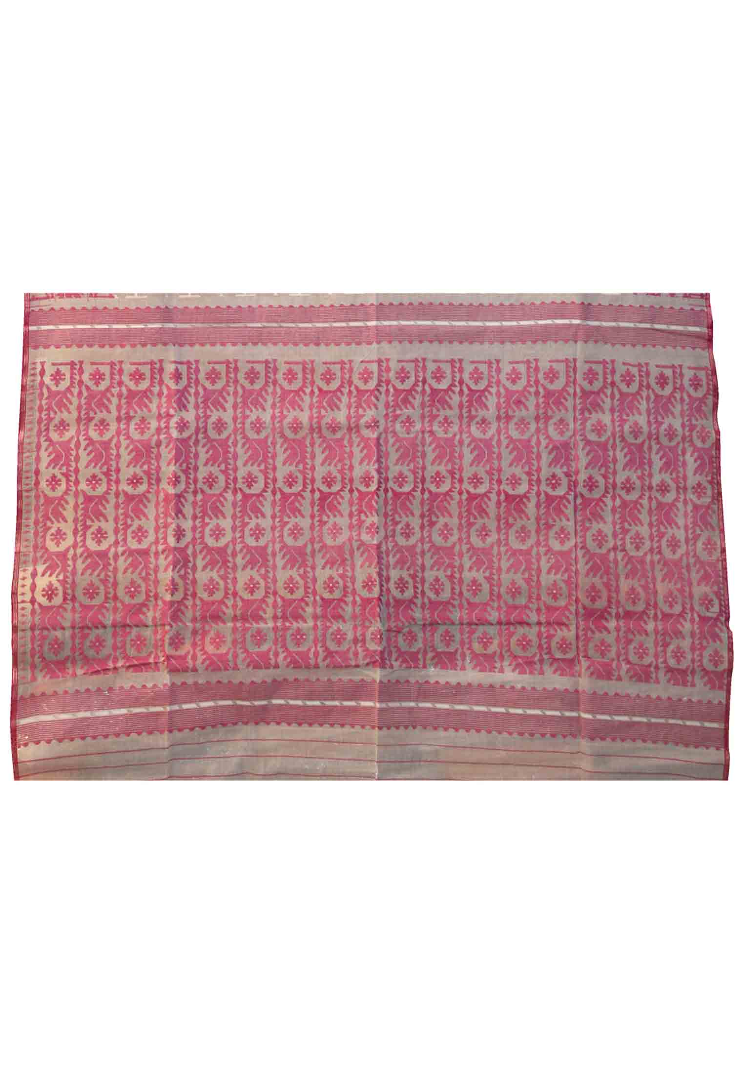 Cotton handmade party saree
