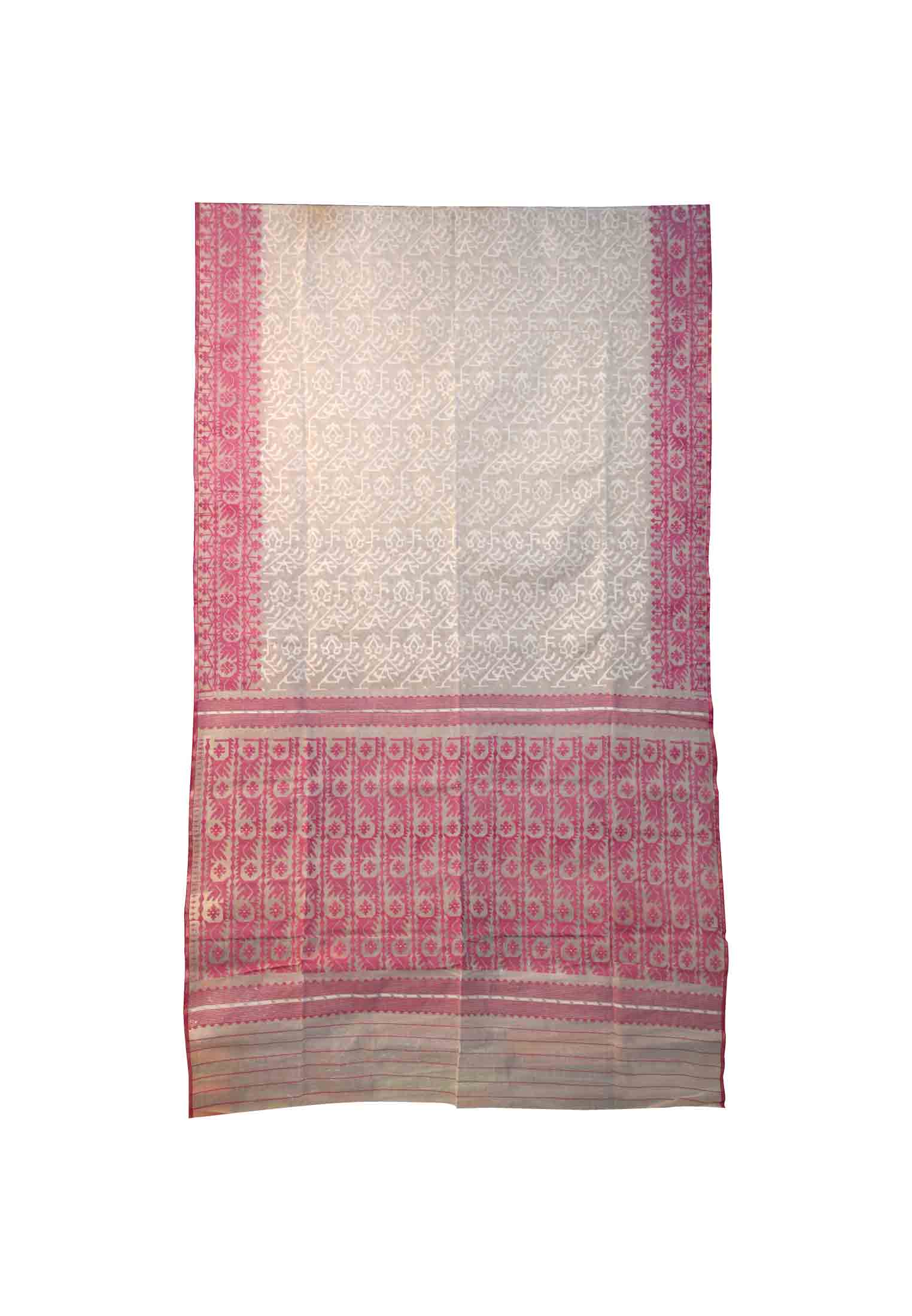 Cotton handmade party saree