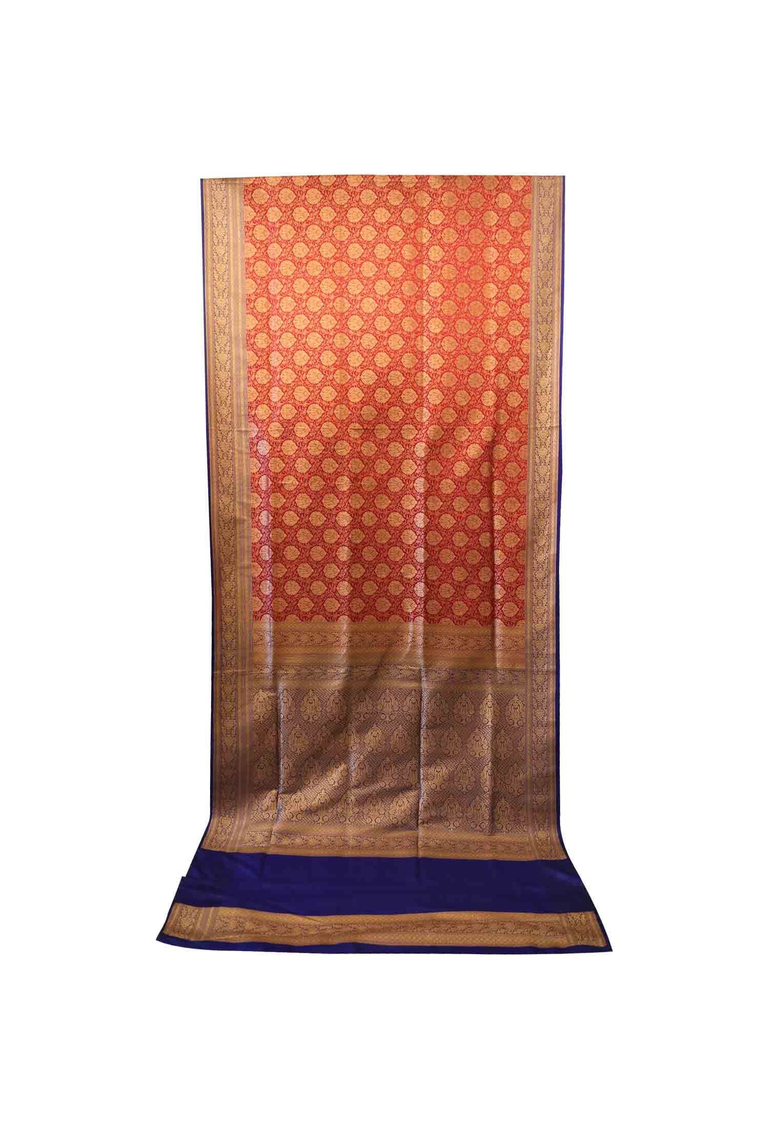 Magenta jori work wedding benarasi saree