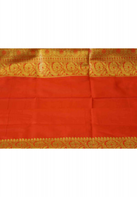 Katan jori work wedding party saree