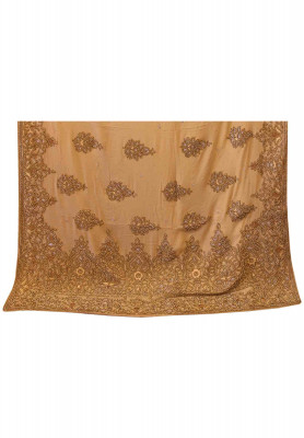 Italian crafts royal stone wedding saree