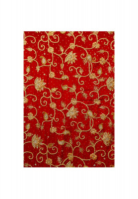 Magenta italian crafts wedding saree
