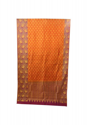 Katan real jori kanjivaram wedding saree