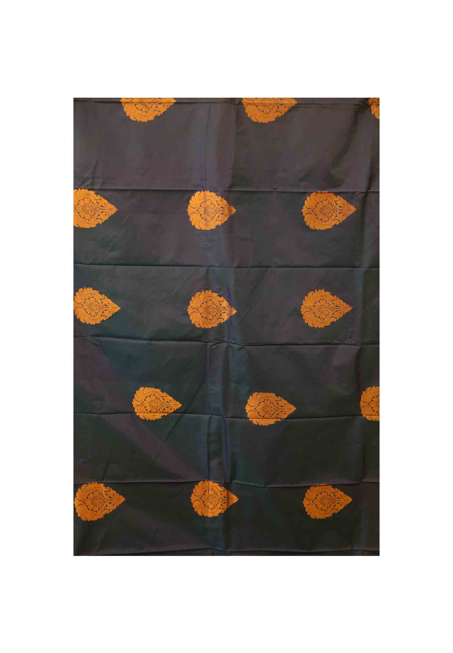 Katan jori work half kanjivaram saree