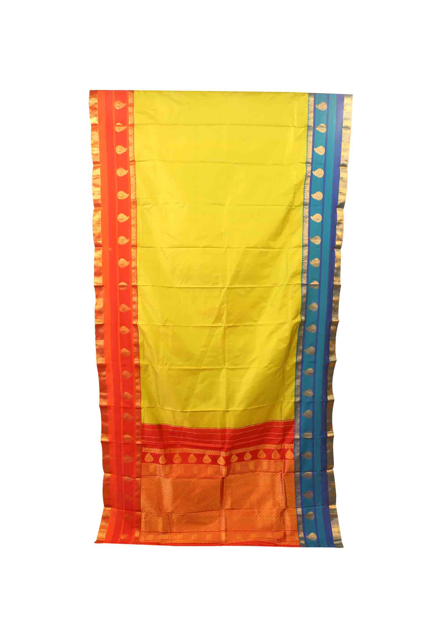 Katan jori jhumka work party saree