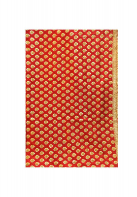 Golden stone work indian wedding saree