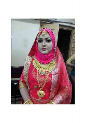 Beautiful reception bridal makeup