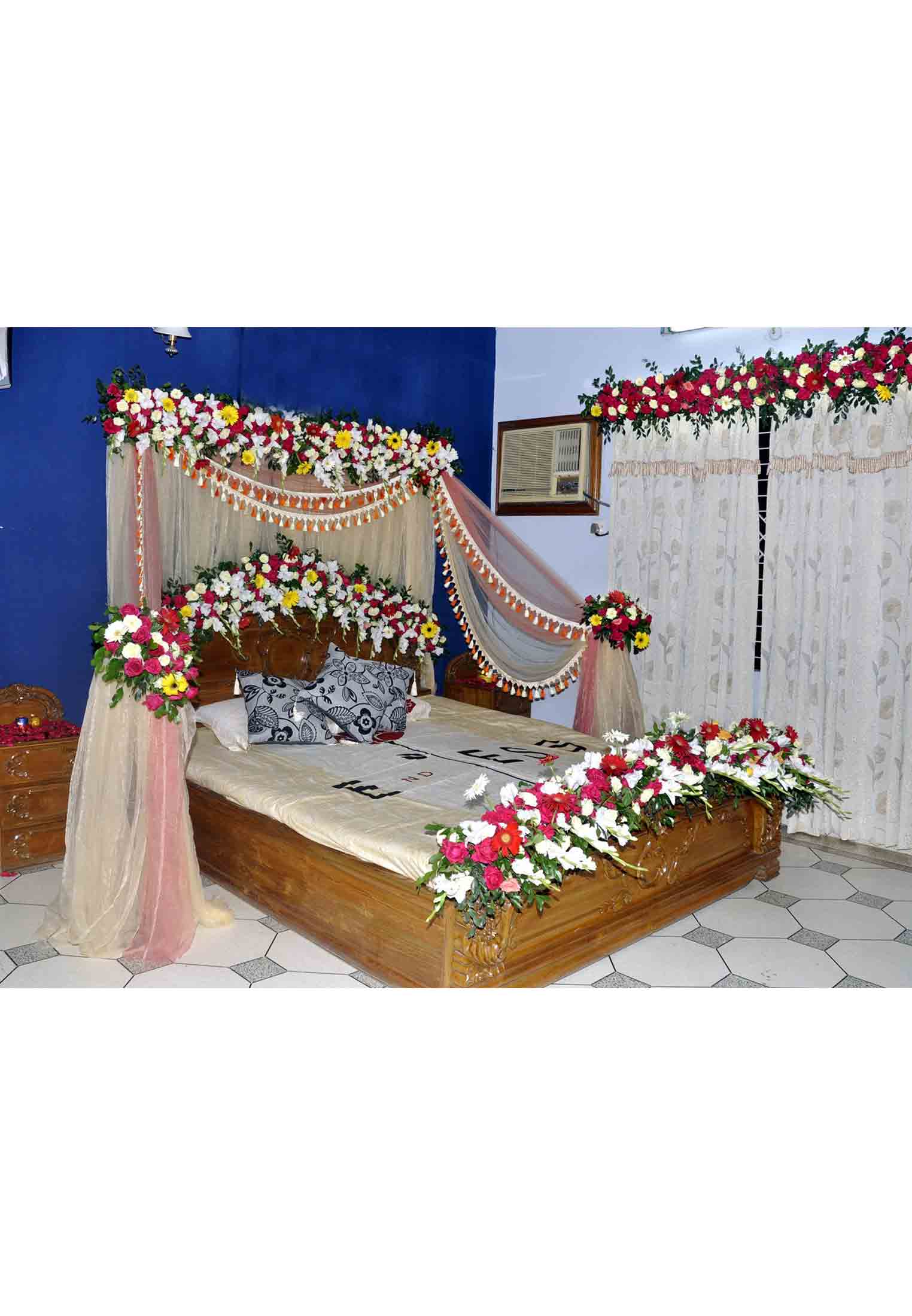 Elegant basor ghor decoration