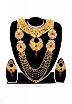 Gold Plated Necklace Set
