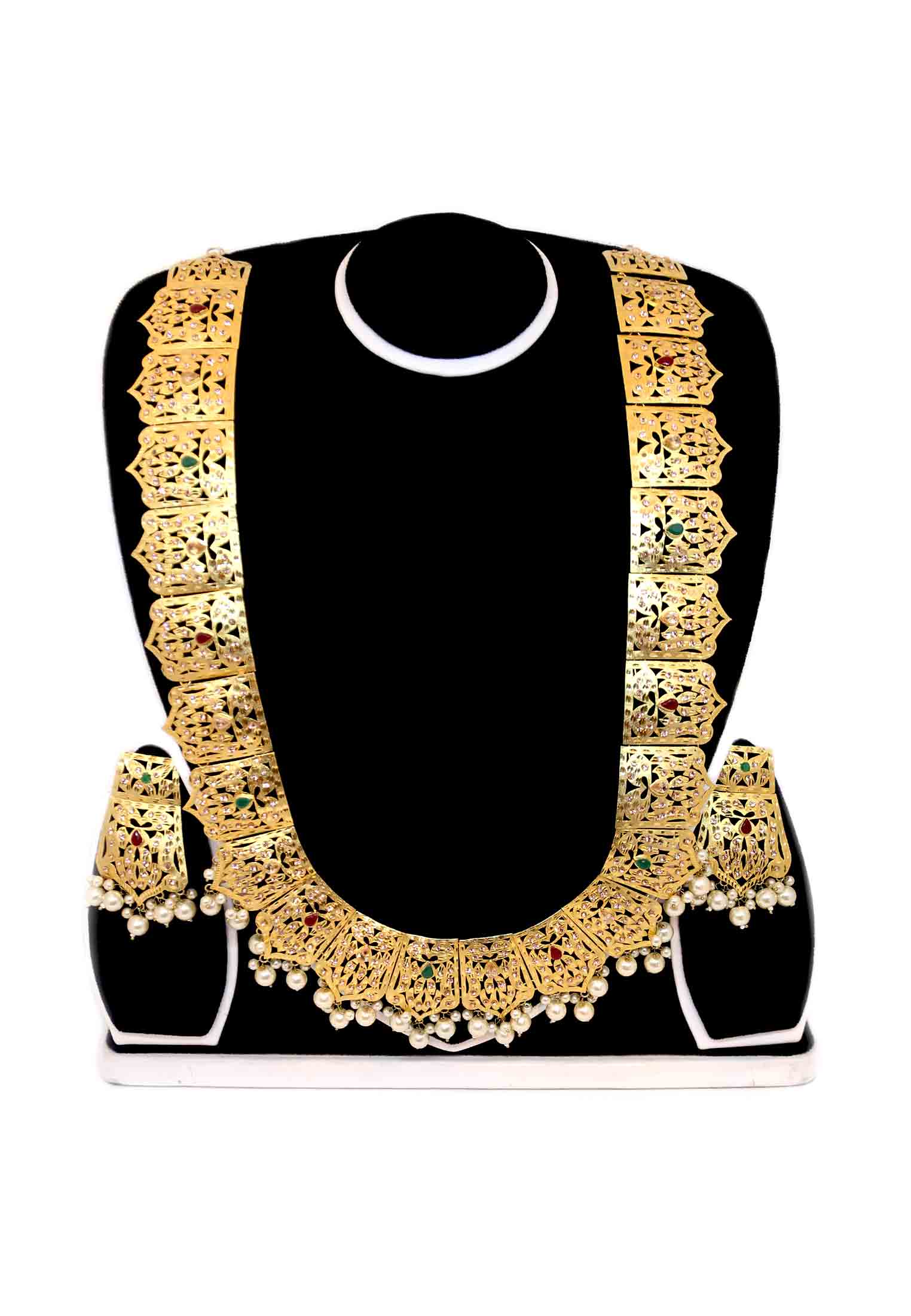 Gold Plated Kalai Belt Set