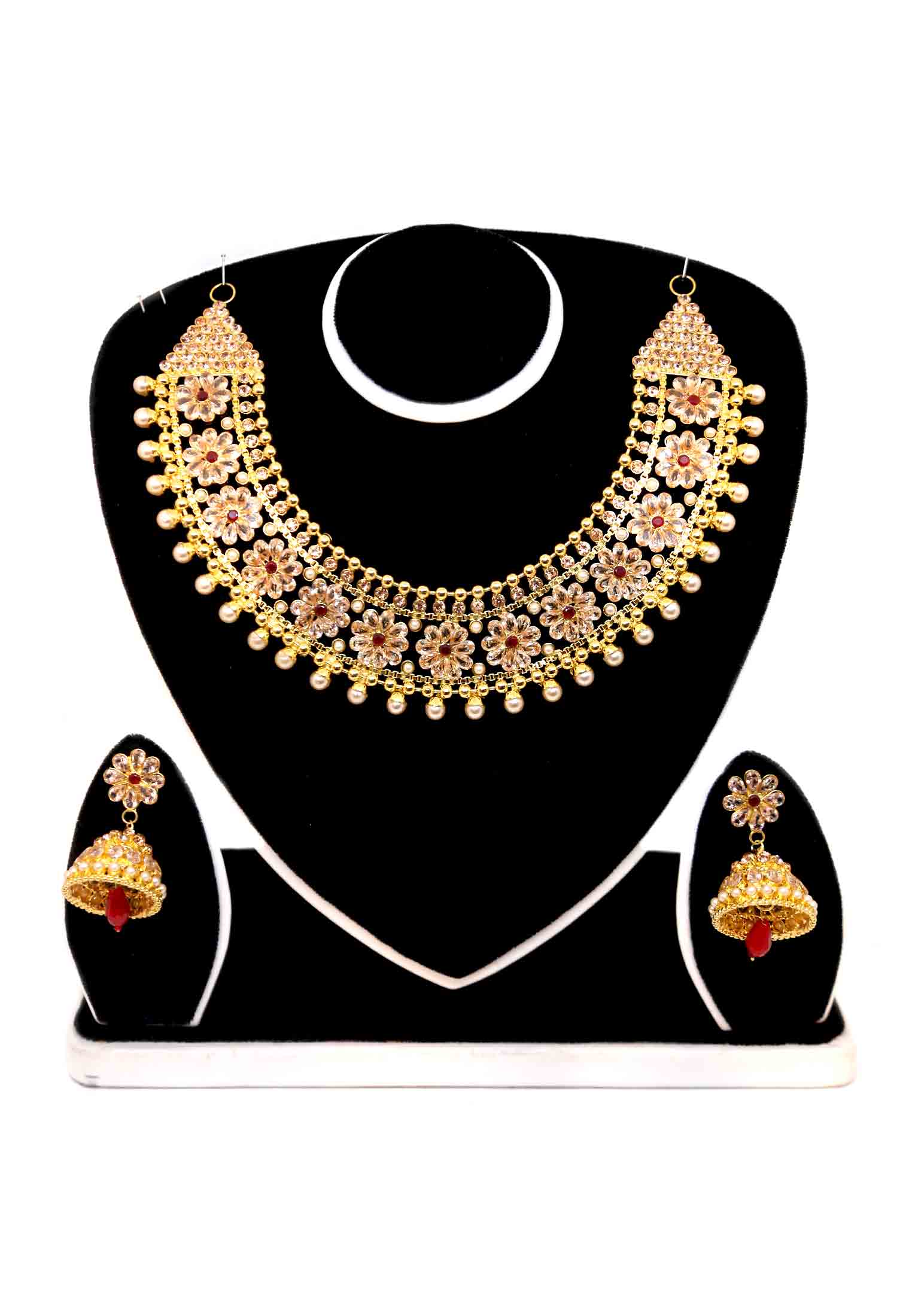 Gold Plated Kalai Belt Set